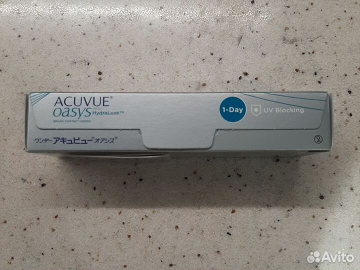 Линзы контактные acuvue oasys однодневные -0,75