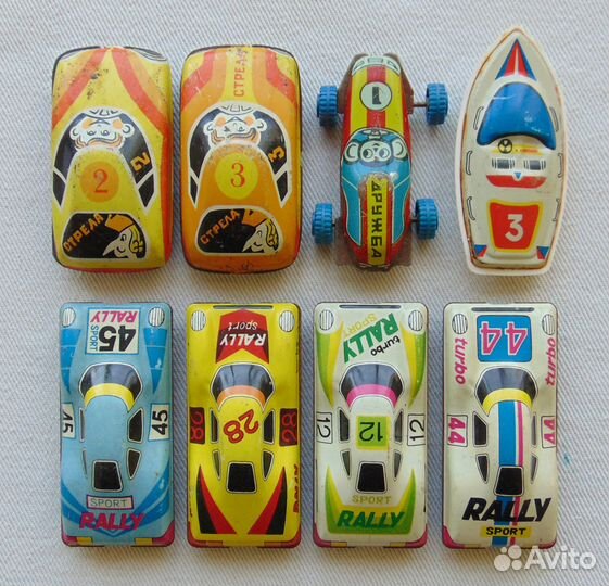 Игрушки СССР. Гоночные машины