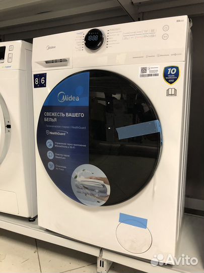 Стиральная машина Midea MF100W80BS/W-RU