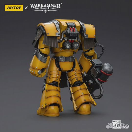 Подвижная фигурка joytoy Warhammer 40000 Imperial Fists Legion Cataphractii Terminator Squad Legion