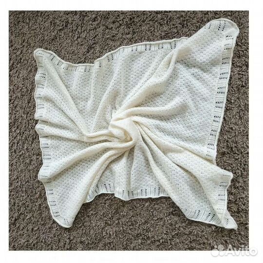 Плед детский вязаный