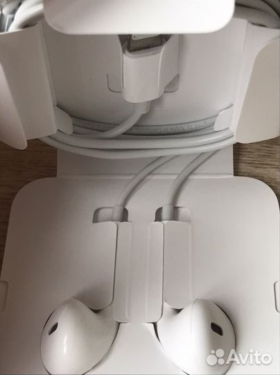 Наушники apple earpods lightning оригинал