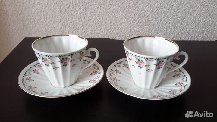 Чайная пара Фарфор Л Ф З