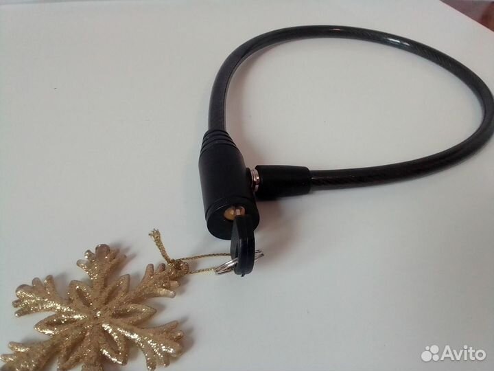 Замок тросовый для велосипедов и самокатов