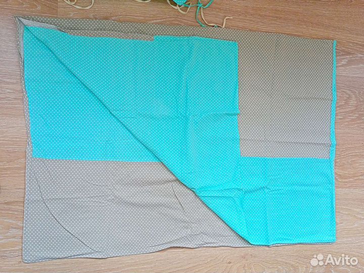 Постельное бельё в детскую кроватку с бортиками