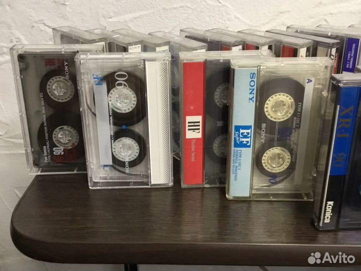 Аудиокассеты tdk, sony, konica, maxell, skc