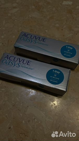 Линзы acuvue oasys -0,75 и -1,0