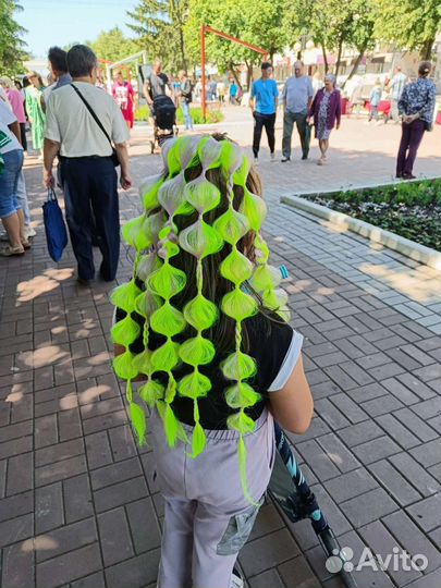 Косы на резинке,афрорезинка