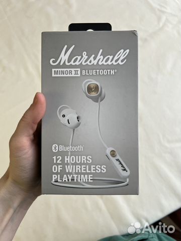 Наушники Marshall minor 2 bluetooth белые купить в Москве | Электроника ...