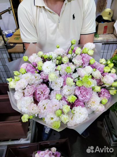 Букет цветов эустома