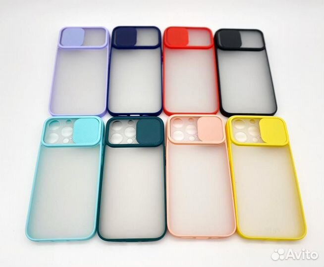 Чехол Матовый Slide Camera iPhone 13