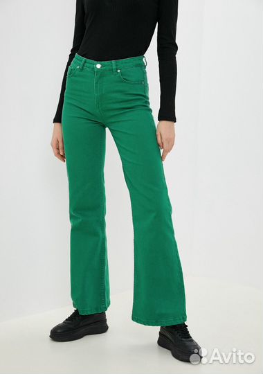 Джинсы Colins зелёные