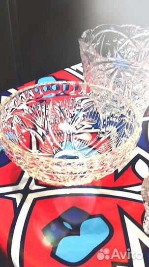 Хрустальные вазы СССР разные