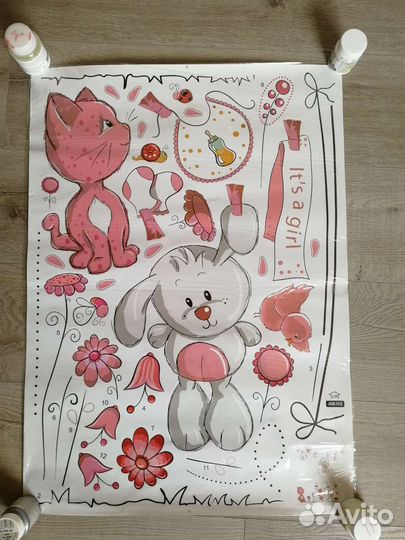 Интерьерные наклейки