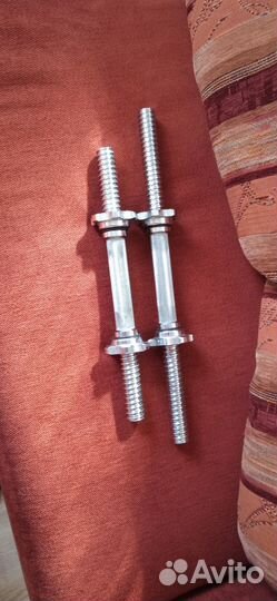 Два грифа гантельных. Длина 360 и 450. Диаметр 25