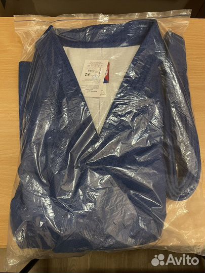 Новый полный синий комплект для борьбы Самбо