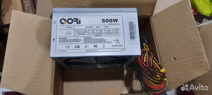 Блок питания 500w новый