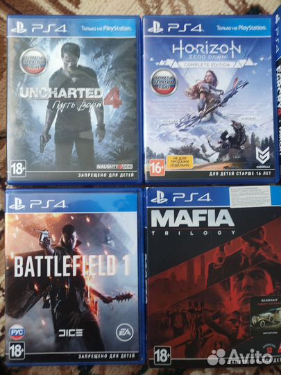 Игры для приставок ps4