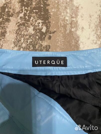 Кожаная юбка uterque