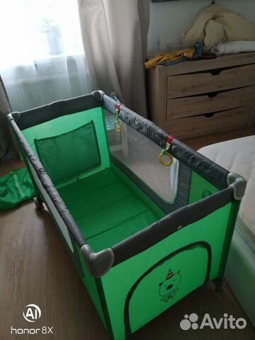 Манеж с 2х сторонним матрасом
