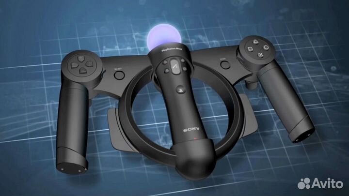 Контроллеры Move (PS3 - PS4), руль PS3 и камера