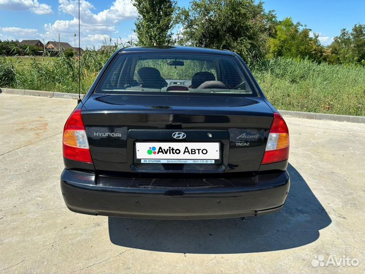 Hyundai Accent 1.5 AT, 2008, 166 100 км