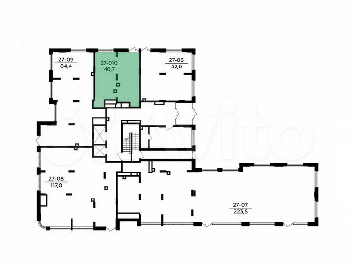 Продам торговое помещение, 46.7 м²