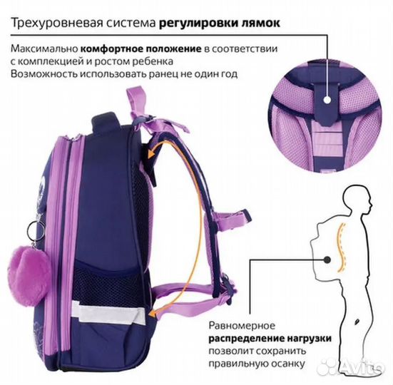 Школьный рюкзак Brauberg premium