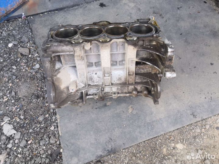 Блок цилиндров двигателя солярис Рио 3 g4fa 1.4