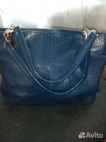 Новая сумкаТурция натур., н. синяя Кож зам