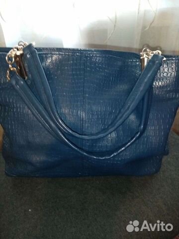 Новая сумкаТурция натур., н. синяя Кож зам