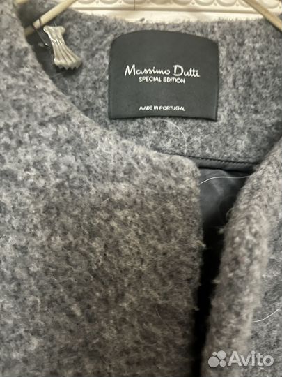 Пальто кардиган Massimo Dutti шерсть