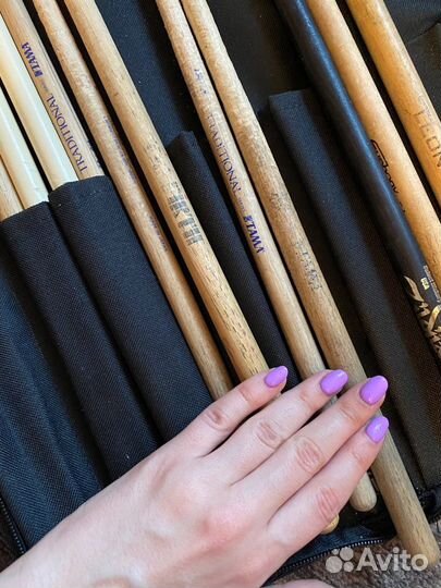 Чехол для барабанных палочек + палочки