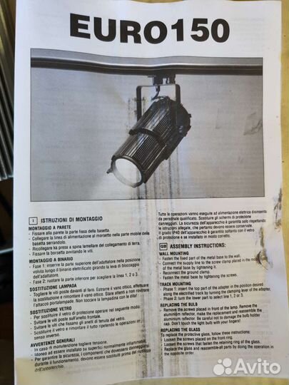 21 шт лот светильник потолочный Италия