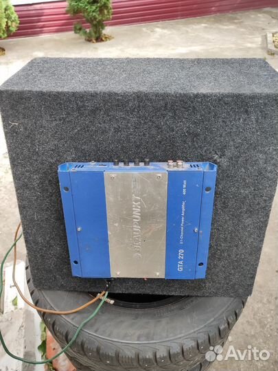 Сабвуфер и усилитель