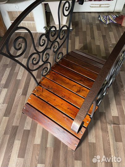 Мостик для сада кованый