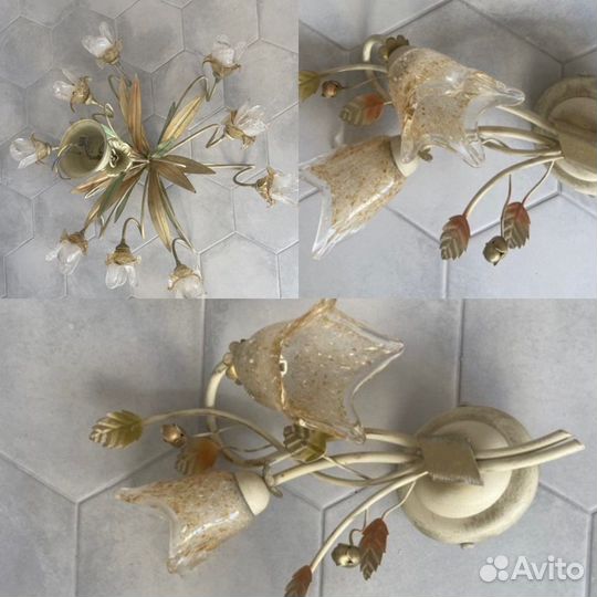 Люстра и настенные светильники