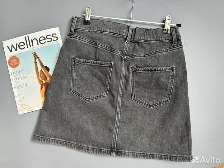 Джинсовая юбка hm для девочки 146 152