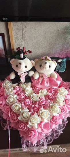 Украшение для свадебной машины