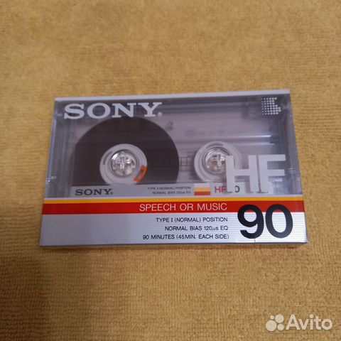 Аудио кассеты sony HF,sony EF,TDK 90 мин. (новые)