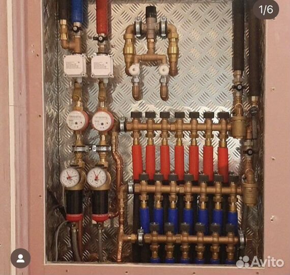 Монтаж отопления, водопровода