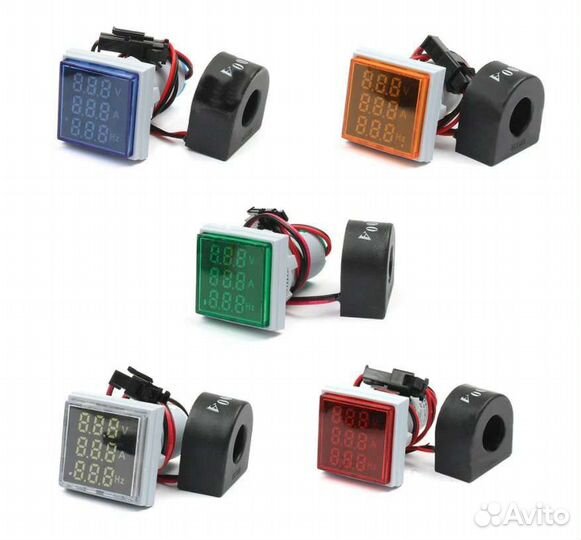 Цифровой вольтметр, амперметр перем. тока до. 100А