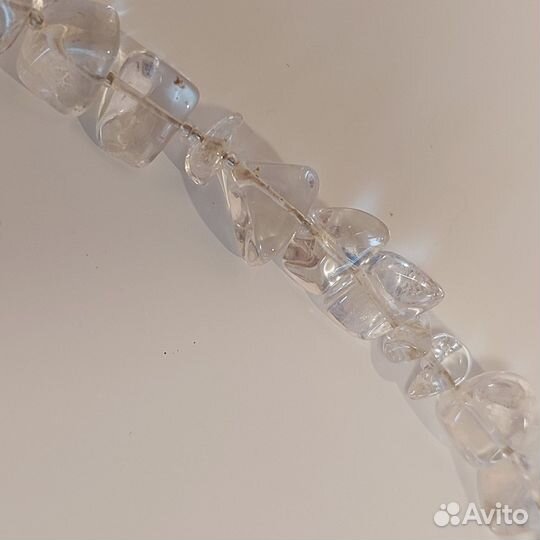 Бусы прозрачные