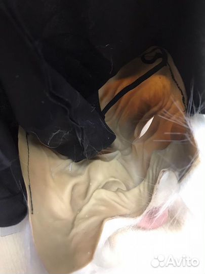 Карнавальная маска гнома с усами