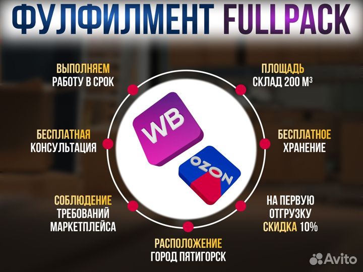 Фулфилмент wildberries/ozon
