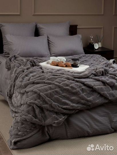 Покрывало Плед Евро искусственная норка