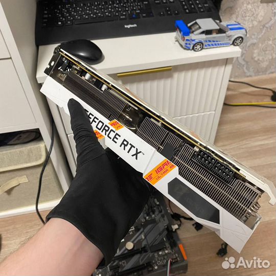 Белоснежная RTX 3070 TI igame ultra