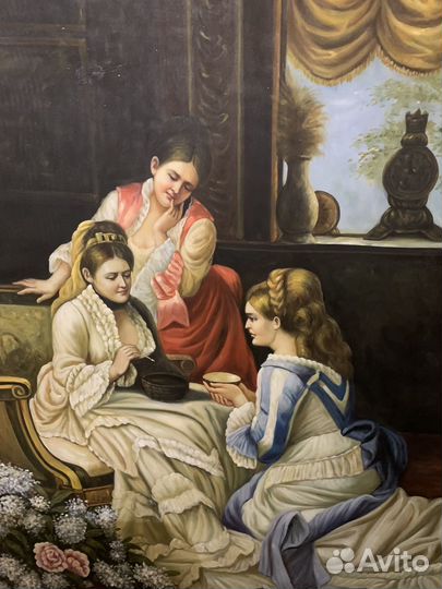 Картина маслом на холсте Три сестры