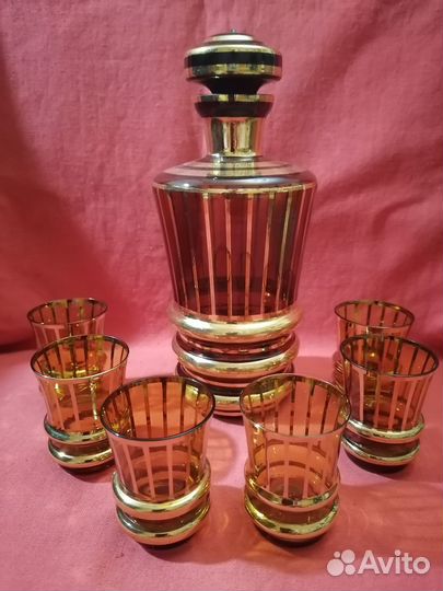 Коньячный набор Богемия Чехословакия