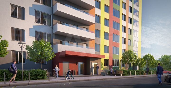 1-к. квартира, 39,9 м², 18/19 эт.
